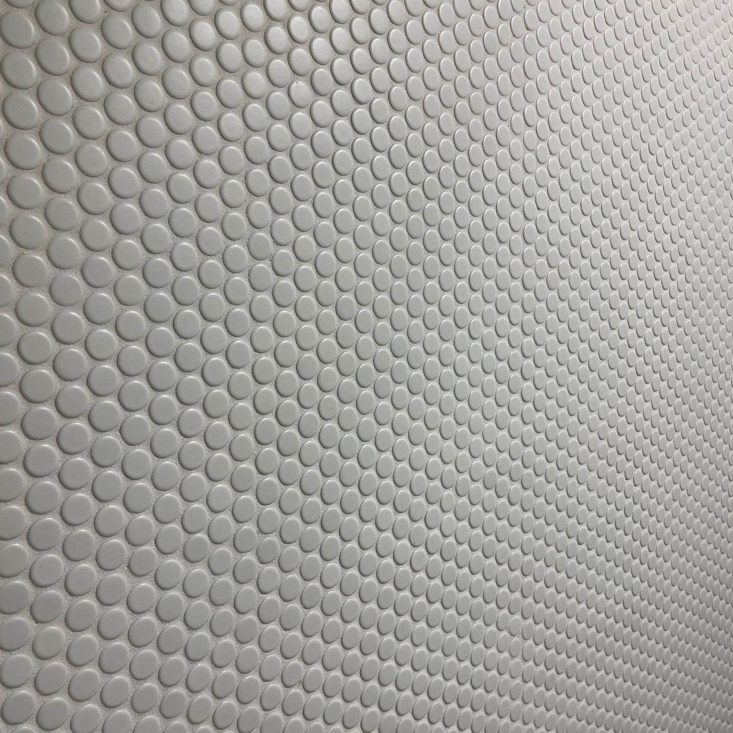 1" White Penny Tile