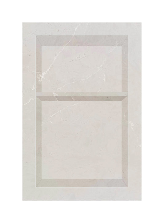 ArtiStone 16" x 24" Shower Niche in Cinderella Grey (Pre-Attached Shelf)