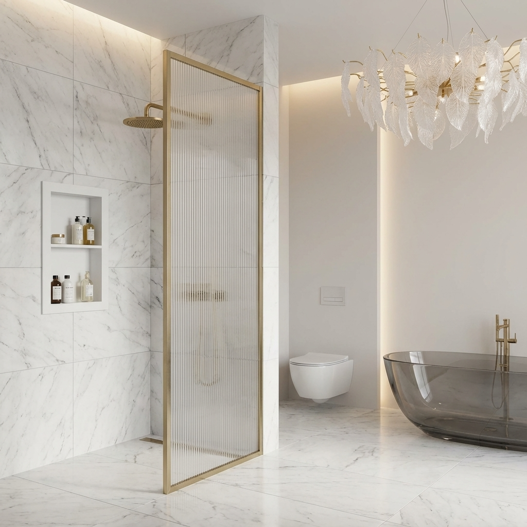 16" x 24" Shower Niche in Super White (with Shelf)