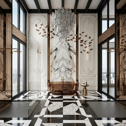 1" Grey Penny Tile (Non Slip)