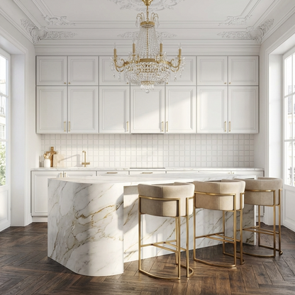 2" Square Tile in Off White (Non Slip)