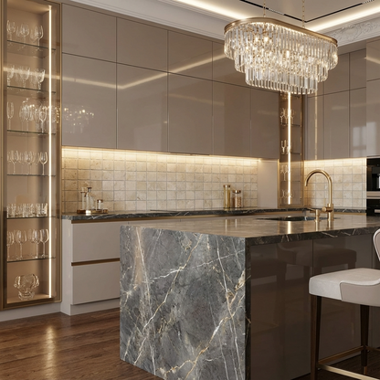 2" Square in Textured Beige