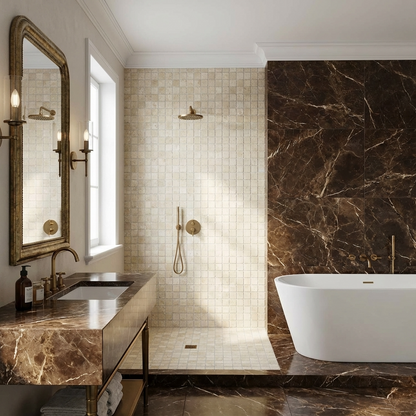 2" Square in Textured Beige