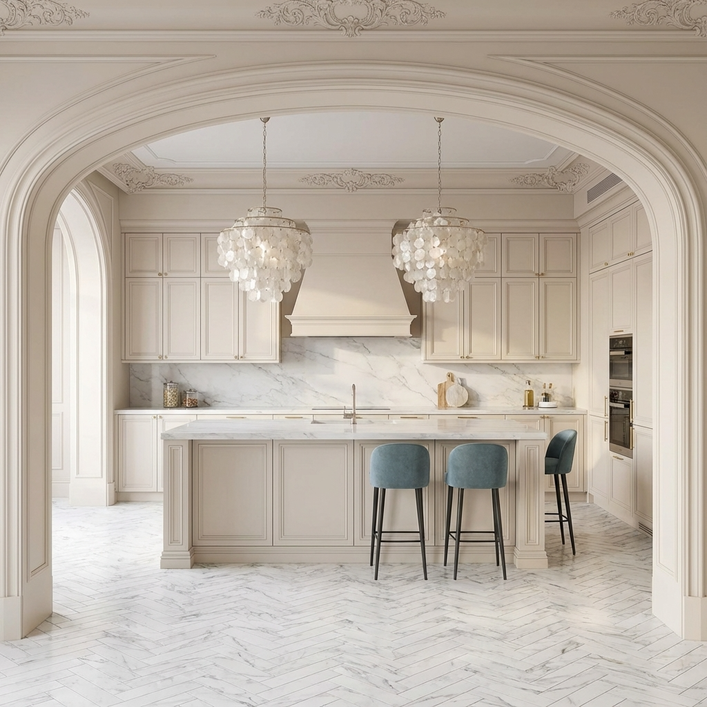 2"x6" Herringbone Tile in Matte Carrara