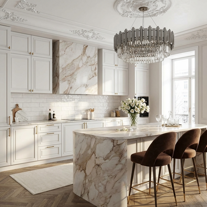 3" x 12" Wavy Subway Tile in Vista Silky White