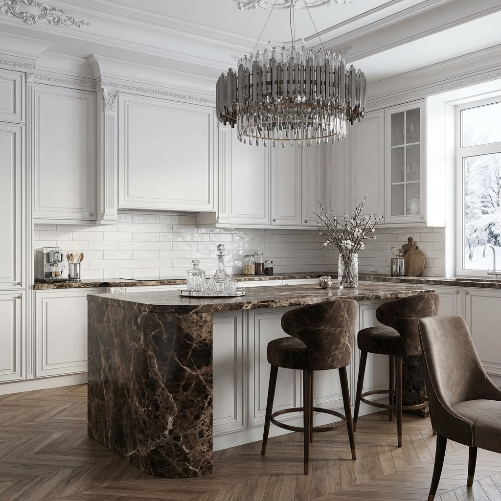 3" x 12" Wavy Subway Tile in Vista Silky White