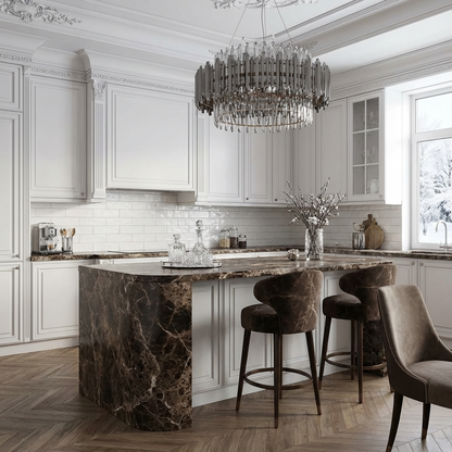 3" x 12" Wavy Subway Tile in Vista Silky White