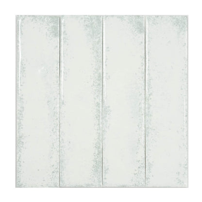 Vertical Plank Tile with Rusted Borders
