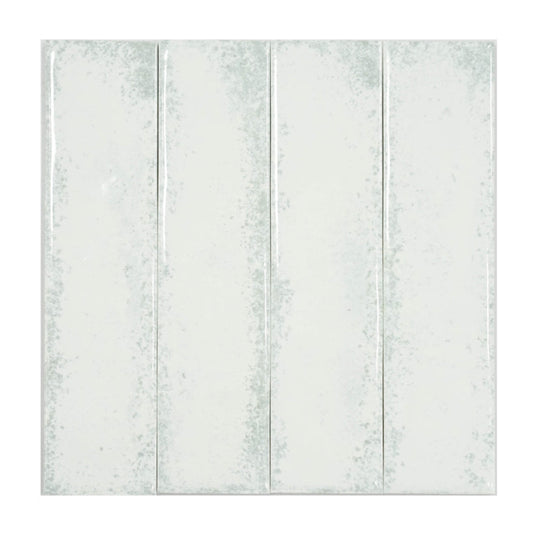 Vertical Plank Tile with Rusted Borders