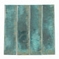 Vertical Plank Tile with Rusted Borders