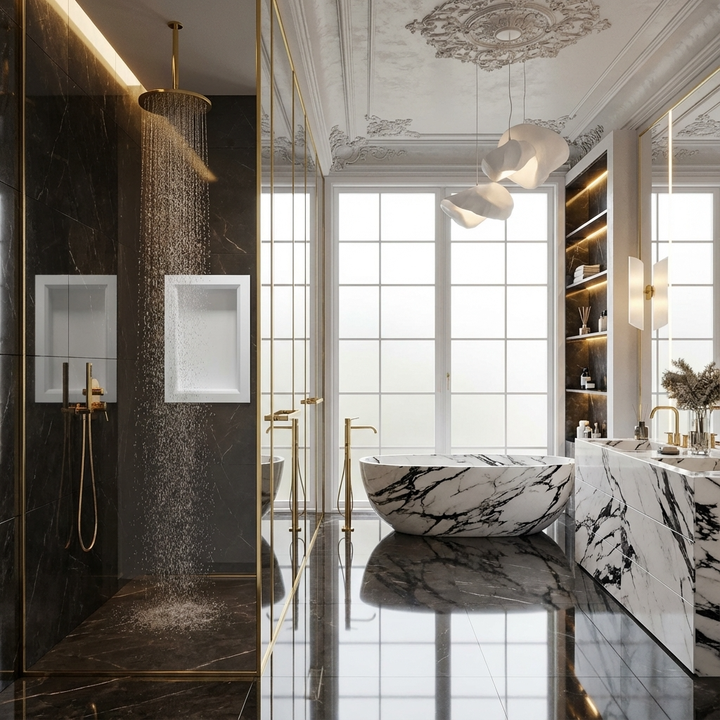 ArtiStone 16" x 24" Shower Niche in Super White (Loose Shelf)