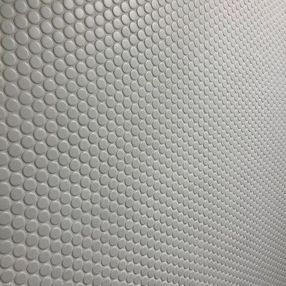 1" White Penny Tile