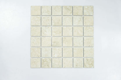 2" Square in Textured Beige