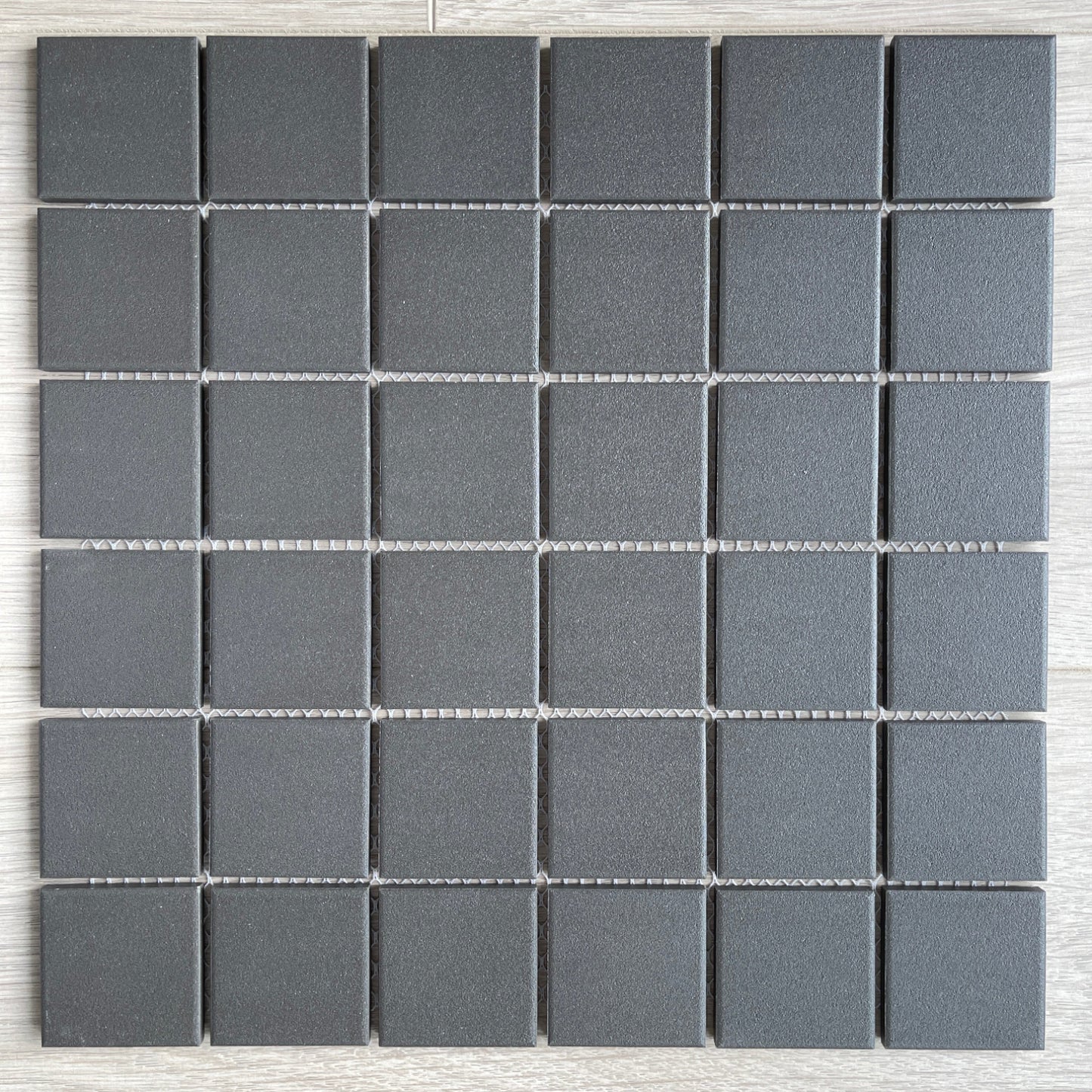 2" Square Tile in Charcoal Grey (Non Slip)