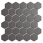 2" Hexagon Tile in Charcoal Grey (Non Slip)