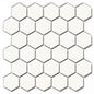 2" Hexagon Tile in Off White (Non Slip)