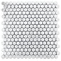 1" Penny Tile in Glossy White