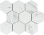 4" Carrara Hexagon Tile