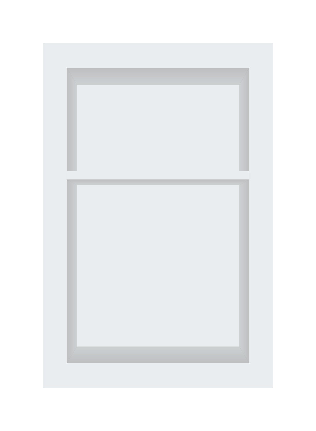 Trezza 16" x 24" Shower Niche in Pure White (Pre-Attached Shelf)