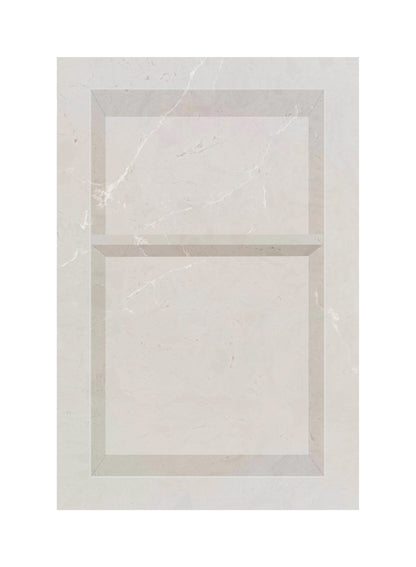 ArtiStone 16" x 24" Shower Niche in Cinderella Grey (Pre-Attached Shelf)